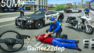 Terrorist Car's Real City Chassis police Car android gameplay 