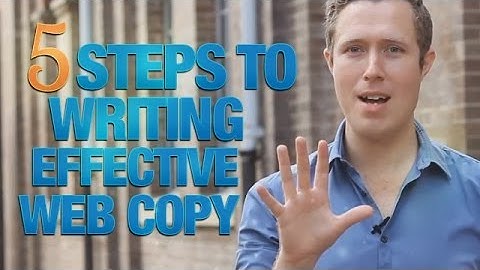 @JesseForrest  5 Steps To Writing Effective Web Copy