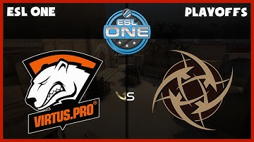 Virtus.Pro vs Ninjas in Pyjamas, Game 1 [Train] - Quarterfinal - ESL One Cologne 2015