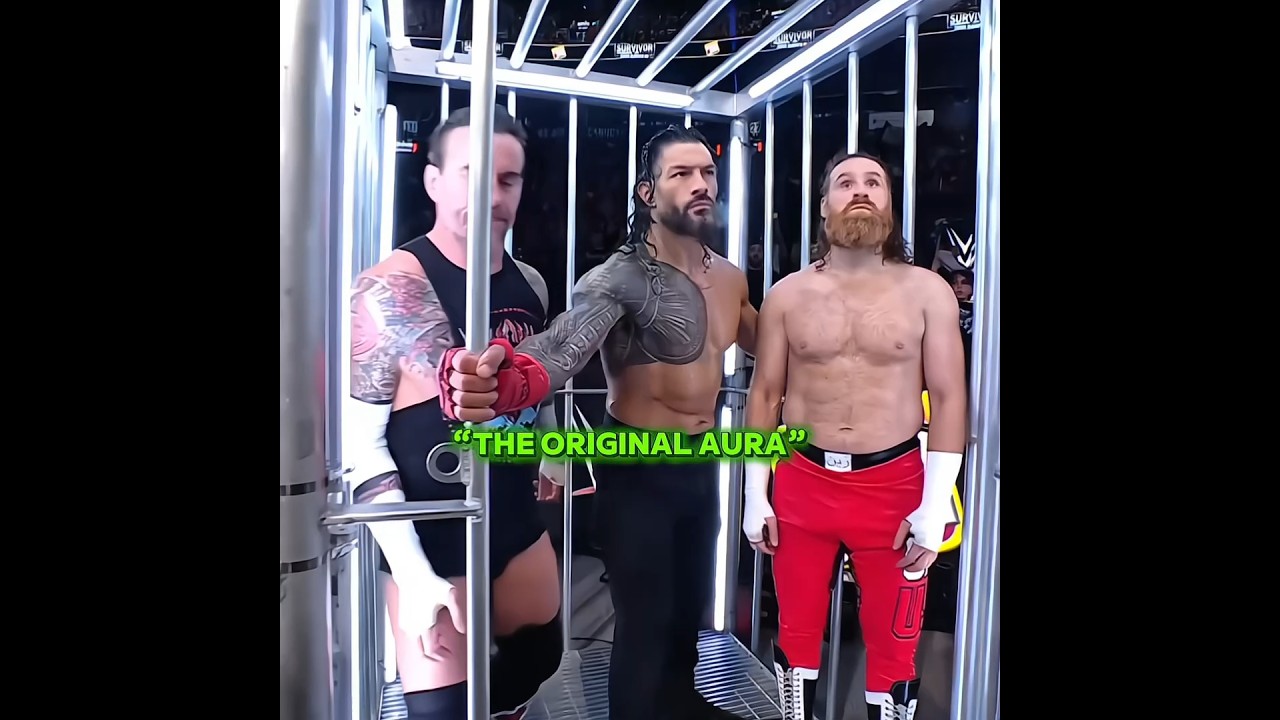 Same Aura Different Era 👀 #wwe #shorts #romanreigns #cmpunk #haroontwins #samizayn