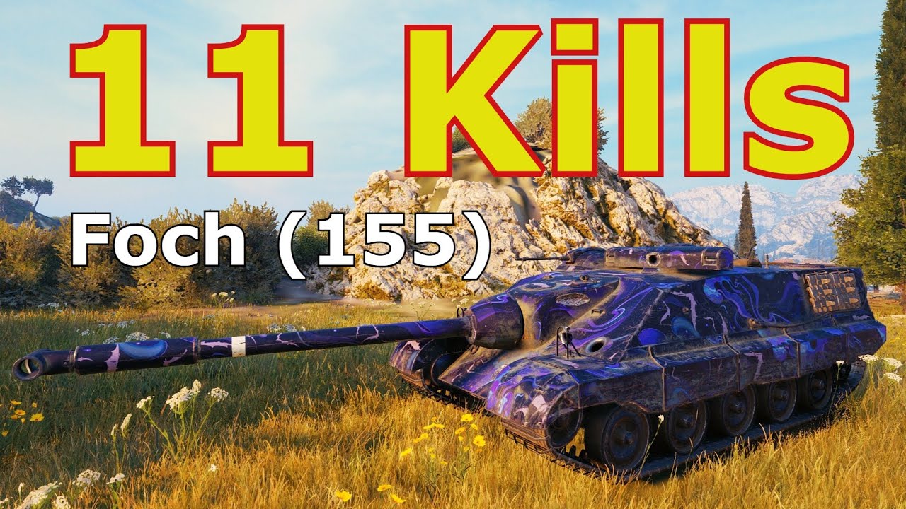 World of Tanks AMX 50 Foch (155) - 11 Kills 8K Damage