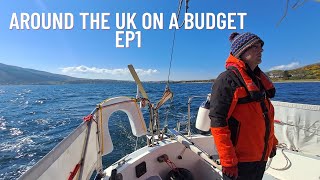 Sailing around The UK On A Budget Ep1, Isle Of Man to PortPatrick Scotland first port of call