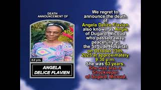 Angela Delice Flavien ~ Short Obituary