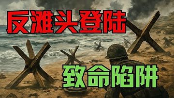 登陆作战中的致命陷阱:反登陆桩、铁蒺藜、反坦壕、沙滩雷区