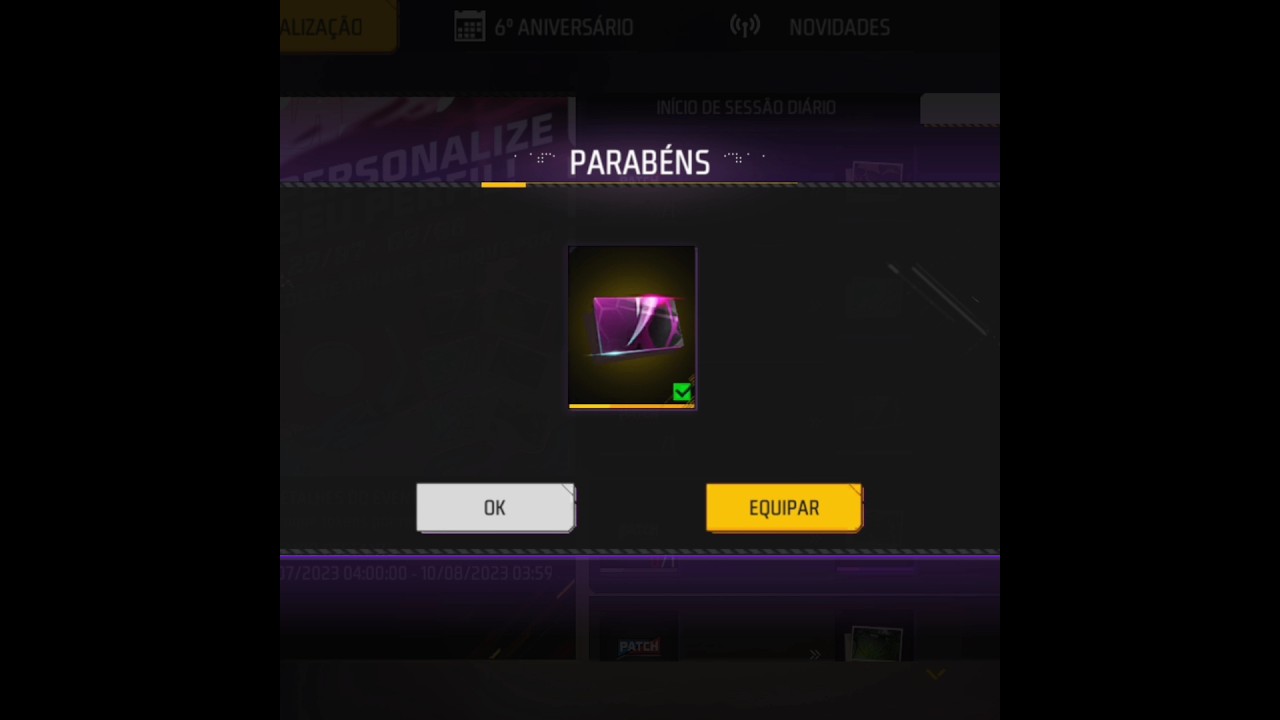 Coletei o novo banner Viúva Negra no Free Fire! 