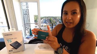 In this samsung t5 ssd 500gb unboxing, i show you what little portable
hard drive looks like and talk briefly about using it. also mention
why we ...