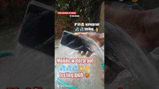 full water 💦 🤯 🤯 IP69 realme mobile waterproof testing video 👌👌💥💥 #reamle #viralvideo #tech