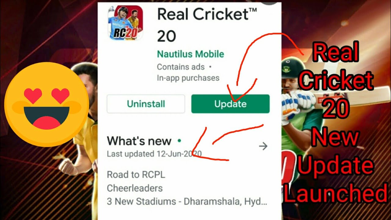 Real cricket 20 - Rc20 new mega update launched today - YouTube