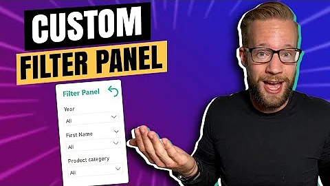 Creating a Custom Filter Panel in Power BI