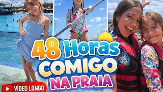 48 HORAS comigo na praia… e foram as mais especiais! 🌊💛
