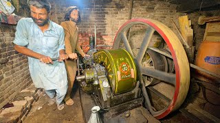 Unbelievable Cold Weather Startup Of Diesel Engine - You Won't Believe Your Eyes! 13@Realpunjabpk5