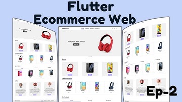 Flutter Ecommerce Web | Ep-2 | Flutter Ecommerce Website | Flutter Web | Flutter Responsive Website
