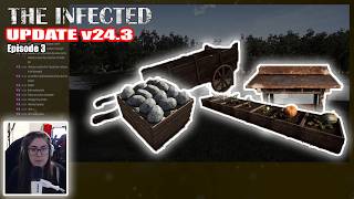 the one with the planters, stone crates, workbench &amp; log cart | The Infected v24.3 E3