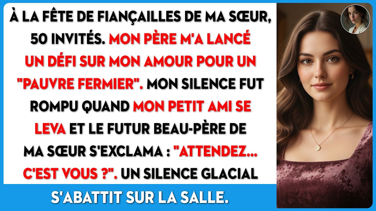 Aux fiançailles, mes parents riaient de moi, puis son beau-père a reconnu mon copain...