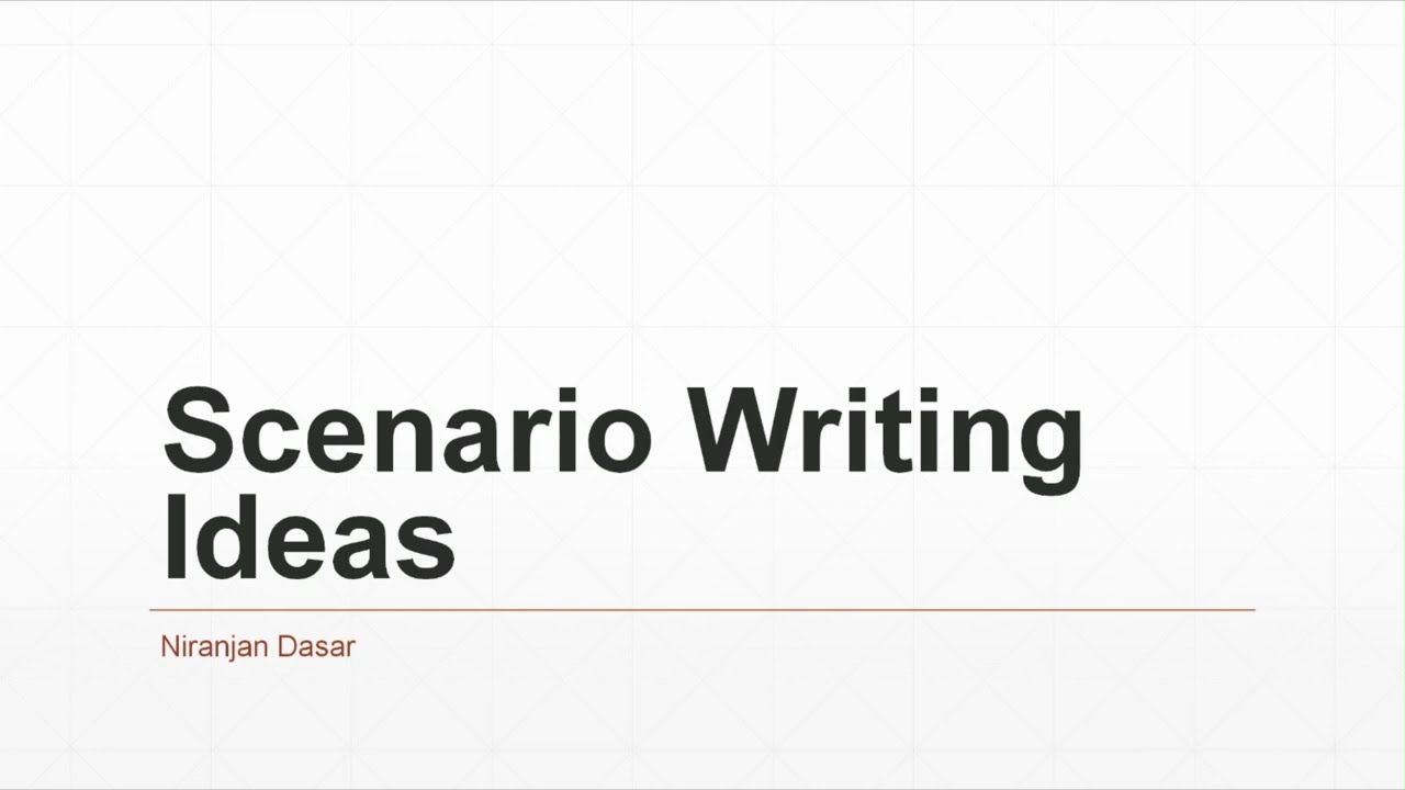 Scenario Writing Ideas for software testers