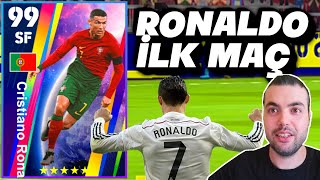 99 RONALDO İLK MAÇ ! 7 NUMARALI REAL MADRİD FORMASIYLA TEKRARDAN SAHADA ( eFootball 2023 Mobile )