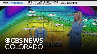 Warm, sunny, and breezy pattern for Colorado