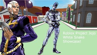 Roblox Project Jojo White Snake Showcase!