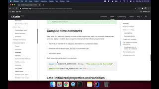 30 - Compile-time constants﻿ in Kotlin Profile