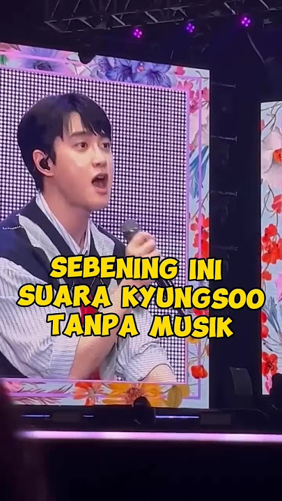 Suaramu itu bening kaya air , Menyejukkan kaya di puncak😍 #kyungsoo #dohkyungsoo #도경수 #exo #exol