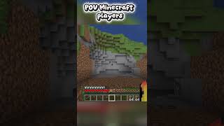 POV Minecraft players #minecraft #gaming #memes #shorts #fail #funny #reality