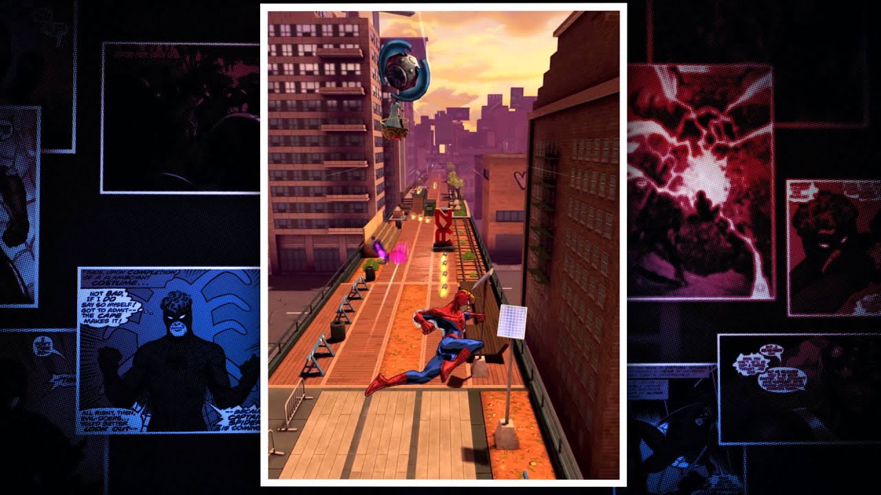 Spiderman Unlimited Gameplay, Carrera con Spiderman Amazing