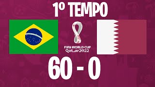 Brasil x Catar | World Cup 2022 Qatar | Primeiro Tempo - Parte 01