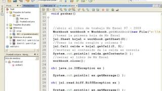 Oracle Netbeans: JAVA y Ms Excel, leer archivo y mostrar contenido celda