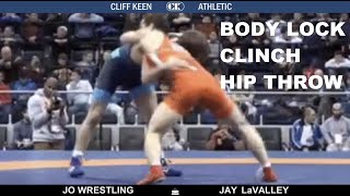 CLIFF KEEN TECHNIQUE- Body Lock Back Step Hip Throw From Clinch