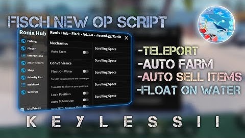 Fisch New OP Script🦈🎣 | Hydrogen - Fluxus - Delta - Arceus x - Codex Executor