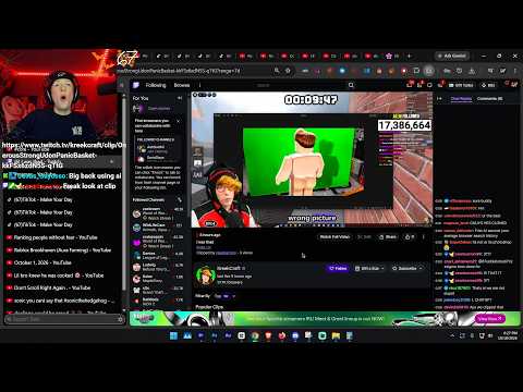 Kreekcraft thinks Roblox is COOKED... | Freak67 Reacts