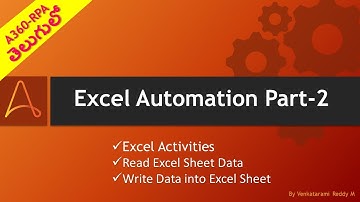 6  Automation Anywhere Write data into Excel