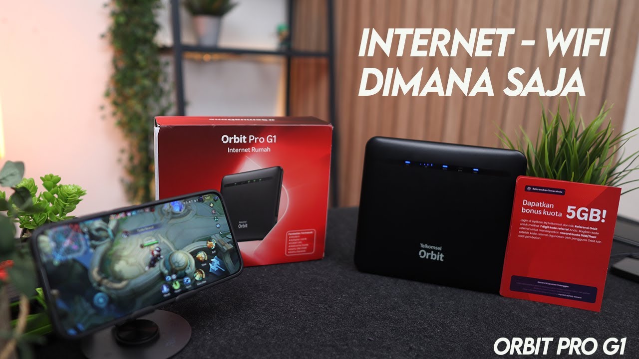 Modem Telkomsel Orbit Buat Di Rumah!! Unboxing Orbit Pro G1