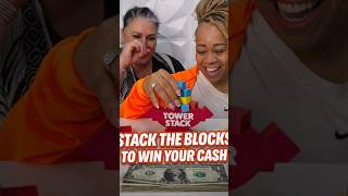 Stack the blocks to win your cash before they all come crashing down!😂😁😆😆