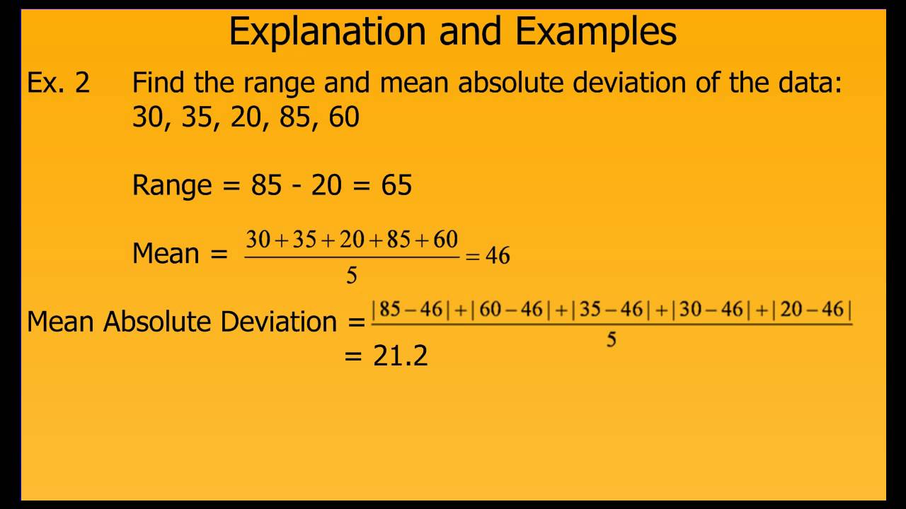 Measures of Central Tendency and Dispersion - YouTube