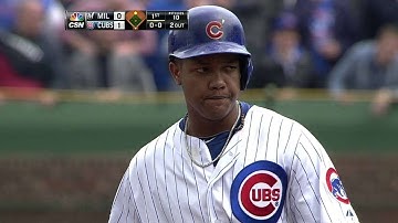 MIL@CHC: Castro opens up scoring with an RBI double