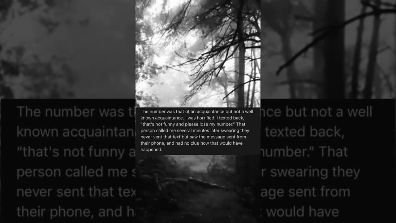 Texted by a MURDERER 