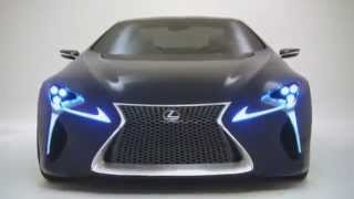 Blue Lexus LF LC for the Australian Motor Show   500hp hybrid