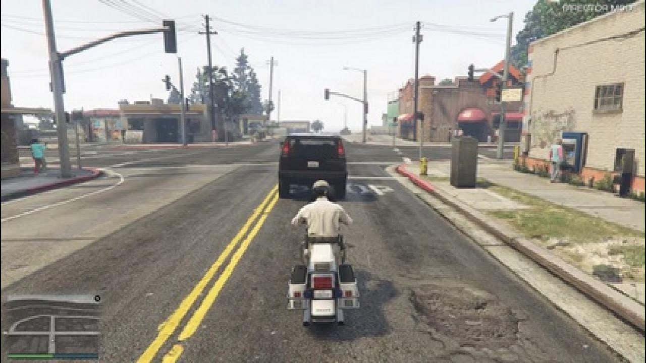GTA police chase