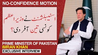 Which three Offers did Establishment make to PM Imran Khan?