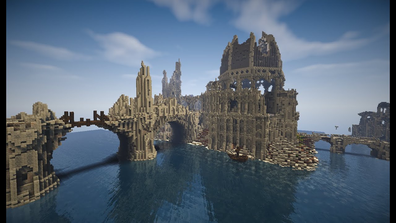 Minecraft Middle Earth - Minas Tirith - Cinematic Showcase 