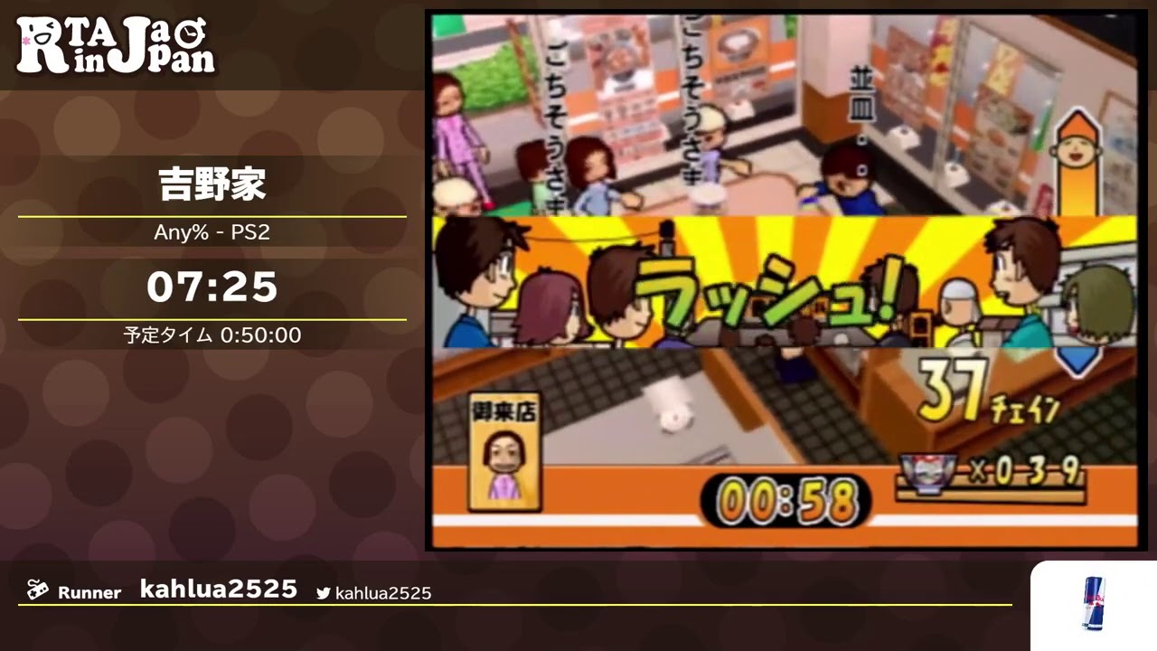 RTA in Japan 2020: 吉野家