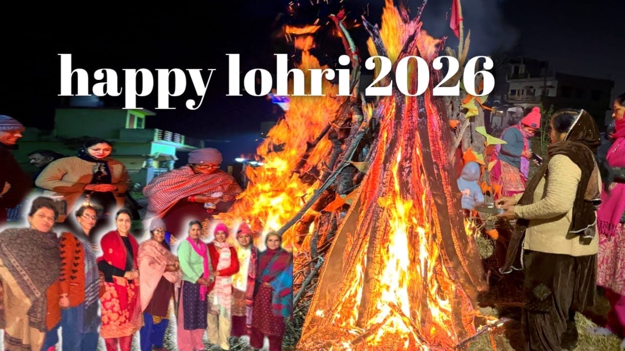 Lohri celebration 2026😍 Lata Panwar vlogs