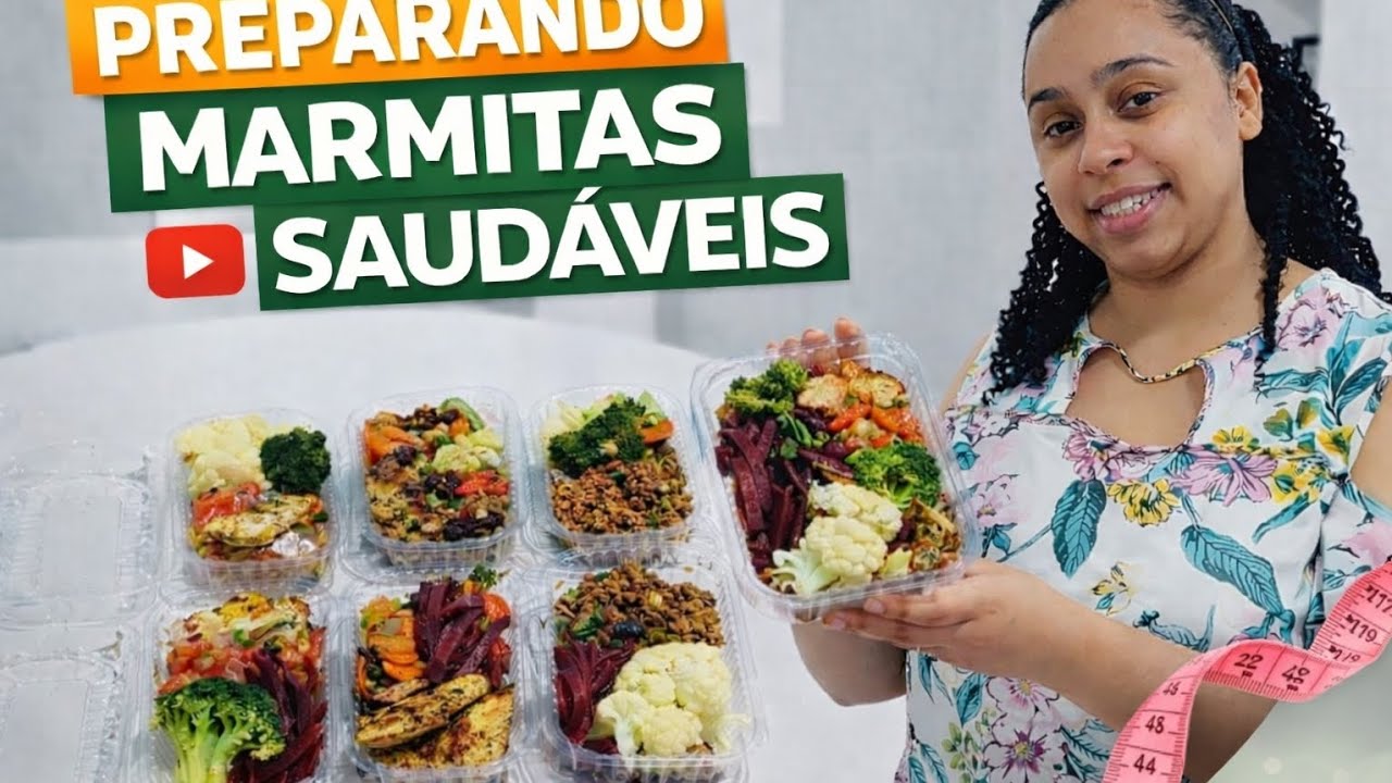 “Preparei Marmitas Saudáveis Para a Semana Inteira! 🥦