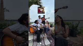 Wind was vibing more than us'❤️🔥 #Unplugged #mashup #Bollywood #khat #random #band #delhi #guitar