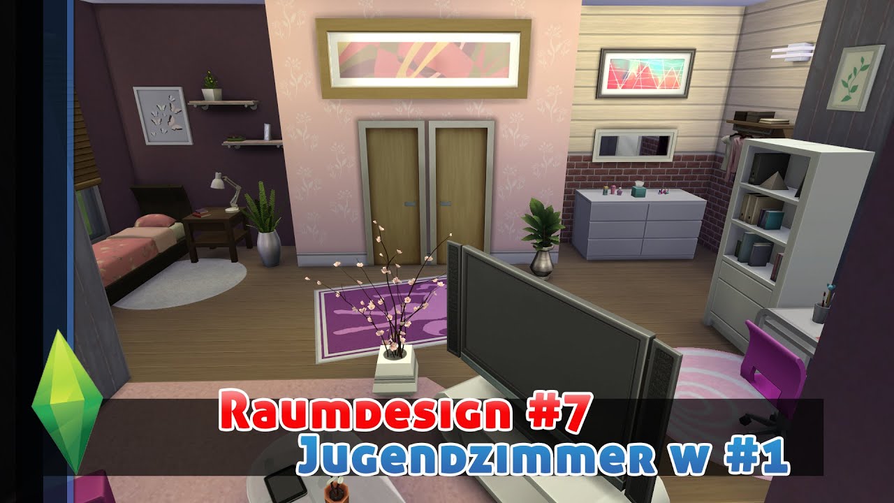 Was für die mädels! die sims 4 raumdesign/roomdesign #7 ... Coole kinderzimmer