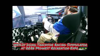 Kids Minute By Wesley TV Trackside Racing Simulators At 2026 Midwest Recreation Expo Friday 4:48PM