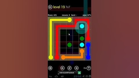 Flow Free - Regular Pack 7 x 7 Level 19