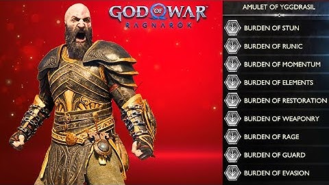Level 1 Dark Odyssey Armor (All Burdens) - Berserker King - God Of War Ragnarok