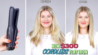 NEW $300 CORDLESS FLAT IRON!